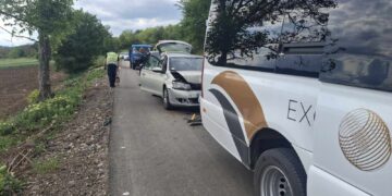 U udesu kod Grlišta povređena jedna osoba