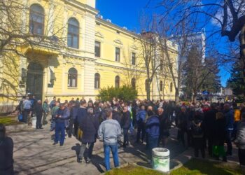 U Zaječaru održan protest zaposlenih u pravosuđu (VIDEO)