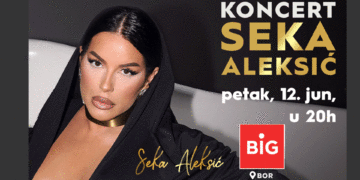 Zagarantovana dobra zabava na koncertu Seke Aleksić u BIG Bor šoping centru