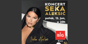 Zagarantovana dobra zabava na koncertu Seke Aleksić u BIG Bor šoping centru