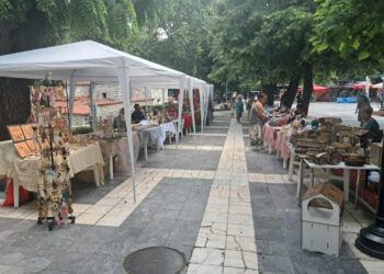 Bazar malih proizvođača na sokobanjskoj promenadi