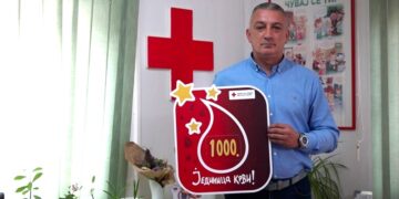 U Zaječaru prikupljeno hiljadu jedinica krvi za prvih šest meseci, jubilarni davalac Igor Stojadinović (VIDEO)