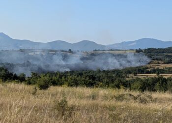 Požar na potesu Čukaru Peki – Malka Golaja
